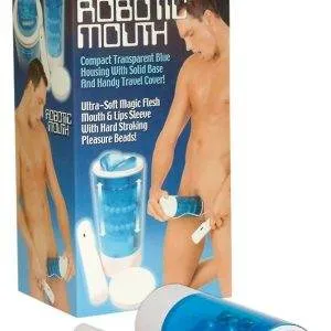 Seven Creations - Mund Masturbator, 21 cm, stufenlos regelbar Blau/Weiß Seven Creations - Mund Masturbator, 21 cm, stufenlos regelbar Blau/Weiß – Bild 7