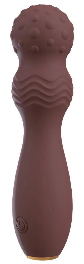 You2Toys Hazel Vibrator - Flexibler Kopf, 10 Vibrationsmodi, Samtig-seidige Oberfläche Braun/Gold You2Toys Hazel Vibrator - Flexibler Kopf, 10 Vibrationsmodi, Samtig-seidige Oberfläche Braun/Gold