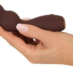 You2Toys Hazel Vibrator - Flexibler Kopf, 10 Vibrationsmodi, Samtig-seidige Oberfläche Braun/Gold You2Toys Hazel Vibrator - Flexibler Kopf, 10 Vibrationsmodi, Samtig-seidige Oberfläche Braun/Gold – Bild 8