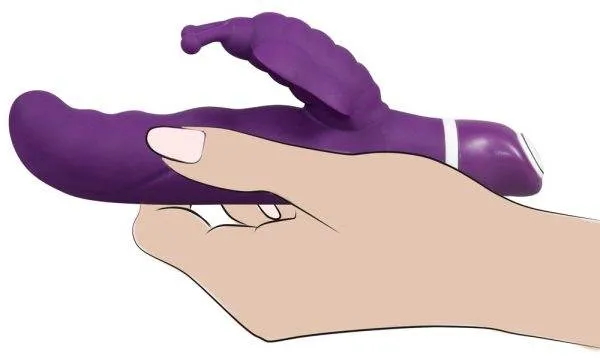 Sweet Smile G-Butterfly - Rabbitvibrator mit gekrümmter Spitze, 7 Vibrationsmodi Sweet Smile G-Butterfly - Rabbitvibrator mit gekrümmter Spitze, 7 Vibrationsmodi