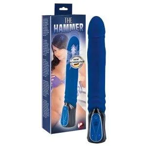 You2Toys Vibrator Hammer Blue - Stoßfunktion, Reizstruktur, hochwertiges Silikon Dunkelblau You2Toys Vibrator Hammer Blue - Stoßfunktion, Reizstruktur, hochwertiges Silikon Dunkelblau – Bild 6