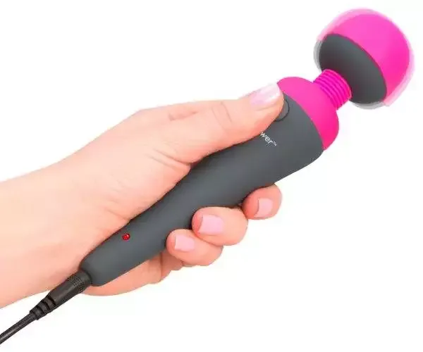 palmpower Massager - Handlicher Massager mit Multispeed-Vibration Grau/Pink palmpower Massager - Handlicher Massager mit Multispeed-Vibration Grau/Pink