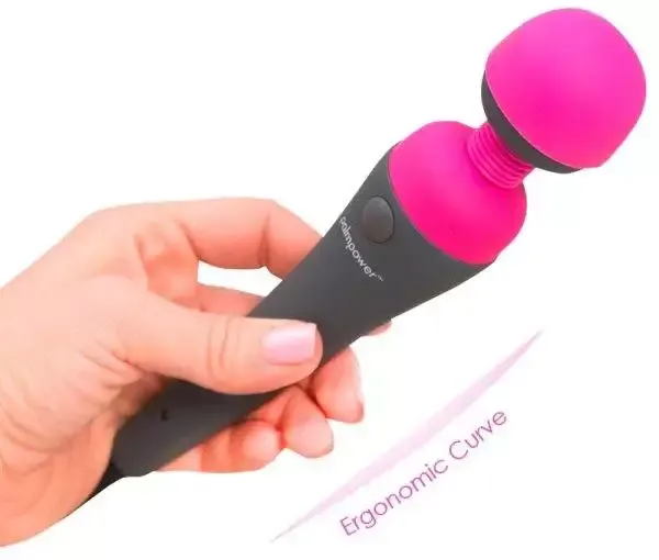 palmpower Massager - Handlicher Massager mit Multispeed-Vibration Grau/Pink palmpower Massager - Handlicher Massager mit Multispeed-Vibration Grau/Pink