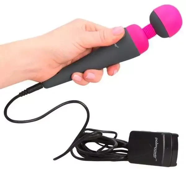 palmpower Massager - Handlicher Massager mit Multispeed-Vibration Grau/Pink palmpower Massager - Handlicher Massager mit Multispeed-Vibration Grau/Pink