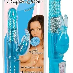 You2Toys Sugar Babe Purple - Perlen-Vibrator mit rotierendem Schaft und Häschen-Klitorisreizarm Türkis You2Toys Sugar Babe Purple - Perlen-Vibrator mit rotierendem Schaft und Häschen-Klitorisreizarm Türkis – Bild 8