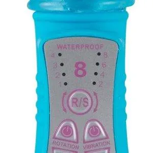 You2Toys Sugar Babe Purple - Perlen-Vibrator mit rotierendem Schaft und Häschen-Klitorisreizarm Türkis You2Toys Sugar Babe Purple - Perlen-Vibrator mit rotierendem Schaft und Häschen-Klitorisreizarm Türkis – Bild 6