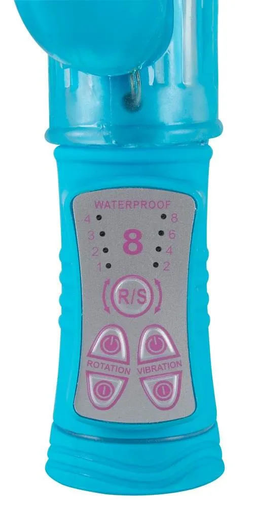 You2Toys Sugar Babe Purple - Perlen-Vibrator mit rotierendem Schaft und Häschen-Klitorisreizarm Türkis You2Toys Sugar Babe Purple - Perlen-Vibrator mit rotierendem Schaft und Häschen-Klitorisreizarm Türkis