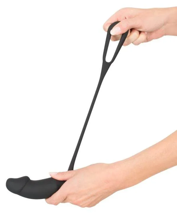 Black Velvets Vibro-Analplug mit Penis-/Hodenring Black Velvets Vibro-Analplug mit Penis-/Hodenring