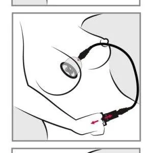Bad Kitty Nippelsauger mit Vibration Transparent/Schwarz Bad Kitty Nippelsauger mit Vibration Transparent/Schwarz – Bild 8