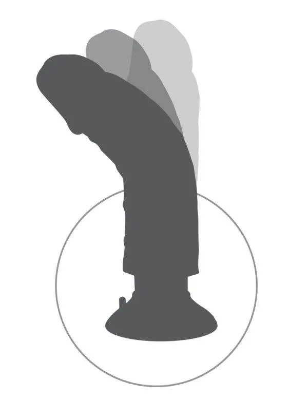 King Cock Naturvibrator mit Hoden - Multispeed-Vibration, biegsamer Schaft, strap-on kompatibel Light/Schwarz King Cock Naturvibrator mit Hoden - Multispeed-Vibration, biegsamer Schaft, strap-on kompatibel Light/Schwarz