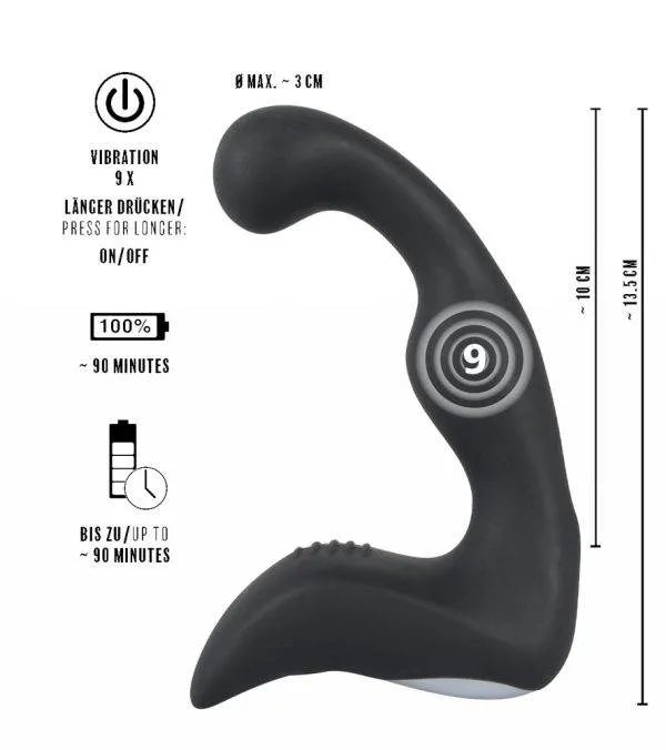 Rebel Prostata Plug - Flexibler Vibrator mit 9 Modi Rebel Prostata Plug - Flexibler Vibrator mit 9 Modi