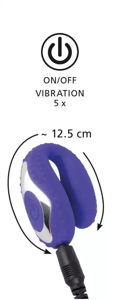 You2Toys - Lippenzauber Vibrator Lila, Silber You2Toys - Lippenzauber Vibrator Lila, Silber