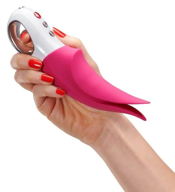 Fun Factory Volta - Kraftvoller Vibrator mit flatternden Spitzen, wasserdicht, wiederaufladbar - schwarz Fun Factory Volta - Kraftvoller Vibrator mit flatternden Spitzen, wasserdicht, wiederaufladbar - schwarz