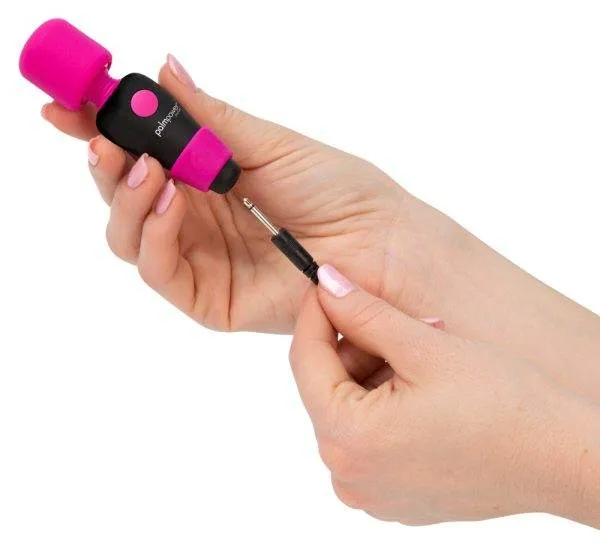 palmpower Mini - Handlicher Massagestab mit großem Kopf Pink/Schwarz palmpower Mini - Handlicher Massagestab mit großem Kopf Pink/Schwarz