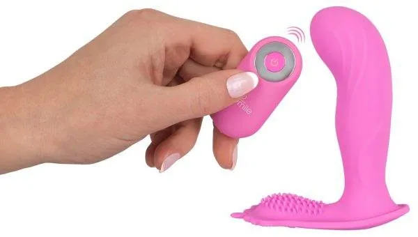 Sweet Smile Slip-Vibrator: 10 Vibrationsmodi, Fernbedienung, USB Sweet Smile Slip-Vibrator: 10 Vibrationsmodi, Fernbedienung, USB