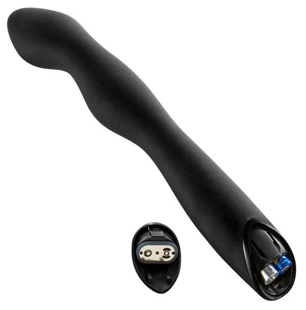 Rebel Analvibrator - Intensive Stimulation, 7 Modi, biegsam Schwarz/Weiß Rebel Analvibrator - Intensive Stimulation, 7 Modi, biegsam Schwarz/Weiß