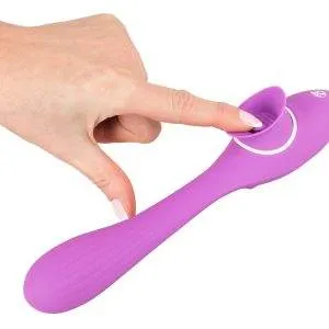 You2Toys - FlexiVibe: Rabbitvibrator mit Leckfunktion Lila/Weiß You2Toys - FlexiVibe: Rabbitvibrator mit Leckfunktion Lila/Weiß – Bild 7