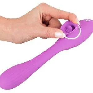 You2Toys - FlexiVibe: Rabbitvibrator mit Leckfunktion Lila/Weiß You2Toys - FlexiVibe: Rabbitvibrator mit Leckfunktion Lila/Weiß – Bild 8