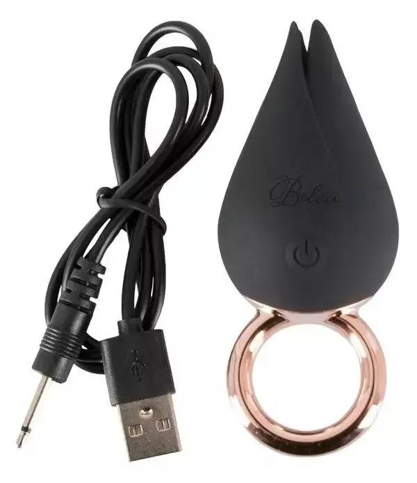 Belou Fingervibrator - 7 Vibrationsmodi - Wasserdicht Schwarz/Rosegold Belou Fingervibrator - 7 Vibrationsmodi - Wasserdicht Schwarz/Rosegold