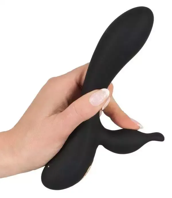 Cleopatra Rabbit Vibrator - Intensiver Genuss, wasserdicht & wiederaufladbar Schwarz/Gold Cleopatra Rabbit Vibrator - Intensiver Genuss, wasserdicht & wiederaufladbar Schwarz/Gold