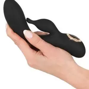 Cleopatra Rabbit Vibrator - Intensiver Genuss, wasserdicht & wiederaufladbar Schwarz/Gold Cleopatra Rabbit Vibrator - Intensiver Genuss, wasserdicht & wiederaufladbar Schwarz/Gold – Bild 7