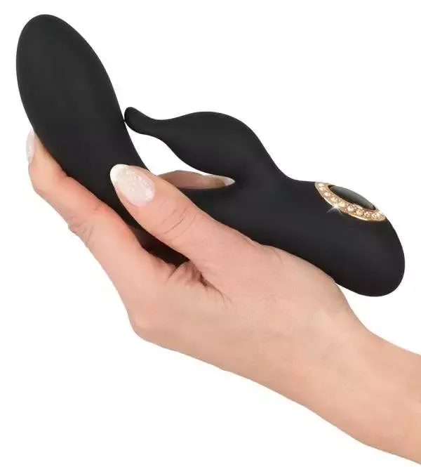 Cleopatra Rabbit Vibrator - Intensiver Genuss, wasserdicht & wiederaufladbar Schwarz/Gold Cleopatra Rabbit Vibrator - Intensiver Genuss, wasserdicht & wiederaufladbar Schwarz/Gold