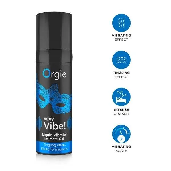 Orgie Liquid Vibrator - Intensives Stimulationsgel für Penis und Vulva (15 ml)