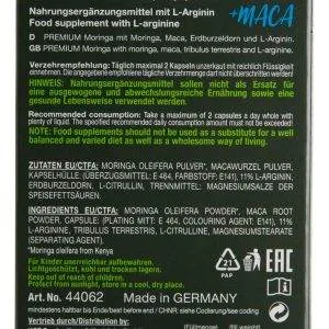 HOT Pure Moringa + Maca Man Power - Nahrungsergänzungsmittel, 60 Kapseln HOT Pure Moringa + Maca Man Power - Nahrungsergänzungsmittel, 60 Kapseln – Bild 6