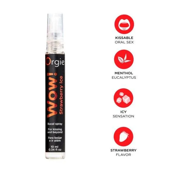 Orgie Strawberry Ice - Bucal Spray für eisig fruchtige Küsse und Oralverkehr (10ml) Eukalyptus, Menthol, Erdbeere (10 ml) Orgie Strawberry Ice - Bucal Spray für eisig fruchtige Küsse und Oralverkehr (10ml) Eukalyptus, Menthol, Erdbeere (10 ml)