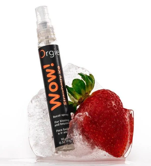 Orgie Strawberry Ice - Bucal Spray für eisig fruchtige Küsse und Oralverkehr (10ml) Eukalyptus, Menthol, Erdbeere (10 ml) Orgie Strawberry Ice - Bucal Spray für eisig fruchtige Küsse und Oralverkehr (10ml) Eukalyptus, Menthol, Erdbeere (10 ml)