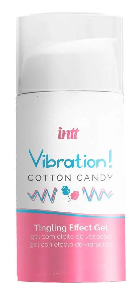 intt Vibration Cotton Candy Gel - süßes Zuckerwatte-Aroma, 15 ml intt Vibration Cotton Candy Gel - süßes Zuckerwatte-Aroma, 15 ml