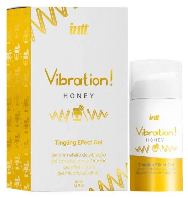 intt Honey Vibration Gel 15ml - Honigaroma, Amazonas-Pflanzenextrakte intt Honey Vibration Gel 15ml - Honigaroma, Amazonas-Pflanzenextrakte
