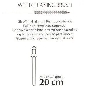 EcoParty Willy Glas-Trinkhalm 4er Set (4 Stück) EcoParty Willy Glas-Trinkhalm 4er Set (4 Stück) – Bild 8