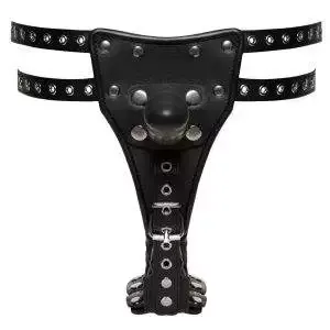ZADO Leder-String mit 3 Dildos - verstellbar, chromfrei, hochwertig L/XL ZADO Leder-String mit 3 Dildos - verstellbar, chromfrei, hochwertig L/XL – Bild 8
