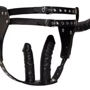 ZADO Leder-String mit 3 Dildos - verstellbar, chromfrei, hochwertig L/XL ZADO Leder-String mit 3 Dildos - verstellbar, chromfrei, hochwertig L/XL – Bild 9