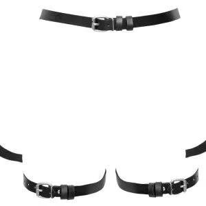 ZADO Leder Hüftgurt mit Hand- und Beinfesseln S-L ZADO Leder Hüftgurt mit Hand- und Beinfesseln S-L – Bild 6
