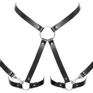 ZADO Leder Hüftgurt mit Hand- und Beinfesseln S-L ZADO Leder Hüftgurt mit Hand- und Beinfesseln S-L – Bild 7