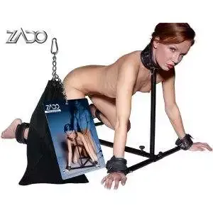 ZADO Bodenpranger - Einfache Montage, weich gepolsterte Leder-Fesseln unisize ZADO Bodenpranger - Einfache Montage, weich gepolsterte Leder-Fesseln unisize – Bild 7