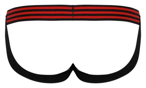 Svenjoyment Neopren Jock schwarz/rot - Rasantes Design, breites Bundgummi schwarz 2XL Svenjoyment Neopren Jock schwarz/rot - Rasantes Design, breites Bundgummi schwarz 2XL