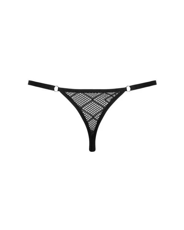 Svenjoyment Lack-String mit Swellfunktion, leicht gepolstert schwarz S-L Svenjoyment Lack-String mit Swellfunktion, leicht gepolstert schwarz S-L