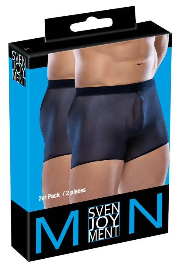 21313824151_verp Svenjoyment Transparent-Pants Set, Mitternachtsblau, Größe M, 2er-Pack
