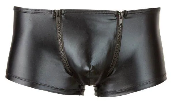 Svenjoyment Hochglanz-Pants mit Reißverschlüssen L Svenjoyment Hochglanz-Pants mit Reißverschlüssen L