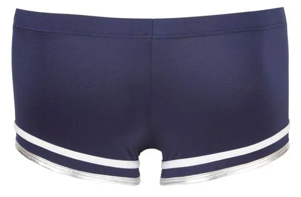 Svenjoyment Herren Matrosen-Pants mit Reißverschluss und Zierstreifen blau-weiß-silber M Svenjoyment Herren Matrosen-Pants mit Reißverschluss und Zierstreifen blau-weiß-silber M