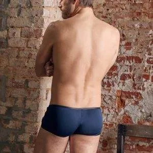 NEK Herren Pants Mikrofaser Mattlook, abknöpfbarer Beutel, Zip & Schnürung blau/schwarz M NEK Herren Pants Mikrofaser Mattlook, abknöpfbarer Beutel, Zip & Schnürung blau/schwarz M – Bild 8