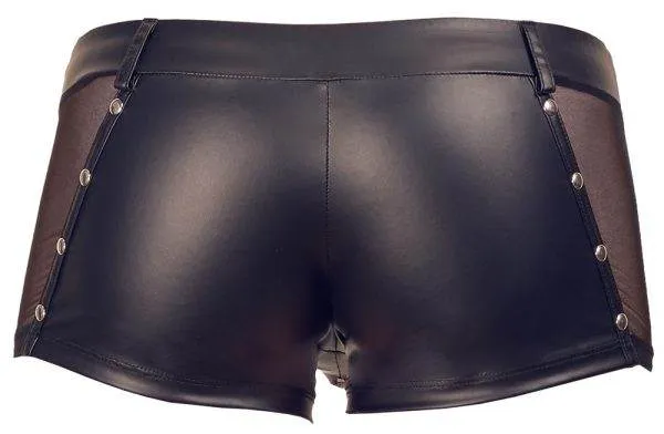 Svenjoyment Mattlook Pants mit Netz-Einsätzen und Nieten S Svenjoyment Mattlook Pants mit Netz-Einsätzen und Nieten S