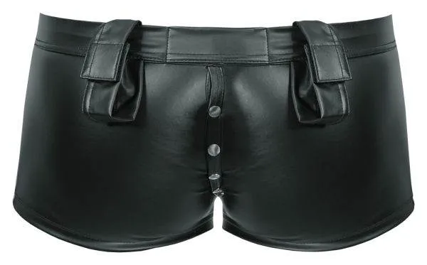 Svenjoyment Bondage - Mattschwarze Pants mit Fesselriemen M Svenjoyment Bondage - Mattschwarze Pants mit Fesselriemen M