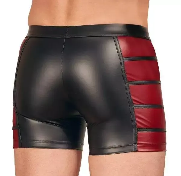 NEK Herren Pants - Mattlook, elastisch, schwarz/rot Schwarz/Rot S NEK Herren Pants - Mattlook, elastisch, schwarz/rot Schwarz/Rot S