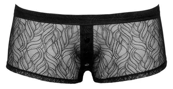 Svenjoyment Transparente Spitzen-Pants, Schwarz, Größe M Svenjoyment Transparente Spitzen-Pants, Schwarz, Größe M
