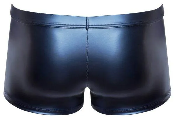 NEK Herren Pants Blue - Metallic-Mattlook, Reißverschluss, eng & körperbetont blau Größe S NEK Herren Pants Blue - Metallic-Mattlook, Reißverschluss, eng & körperbetont blau Größe S