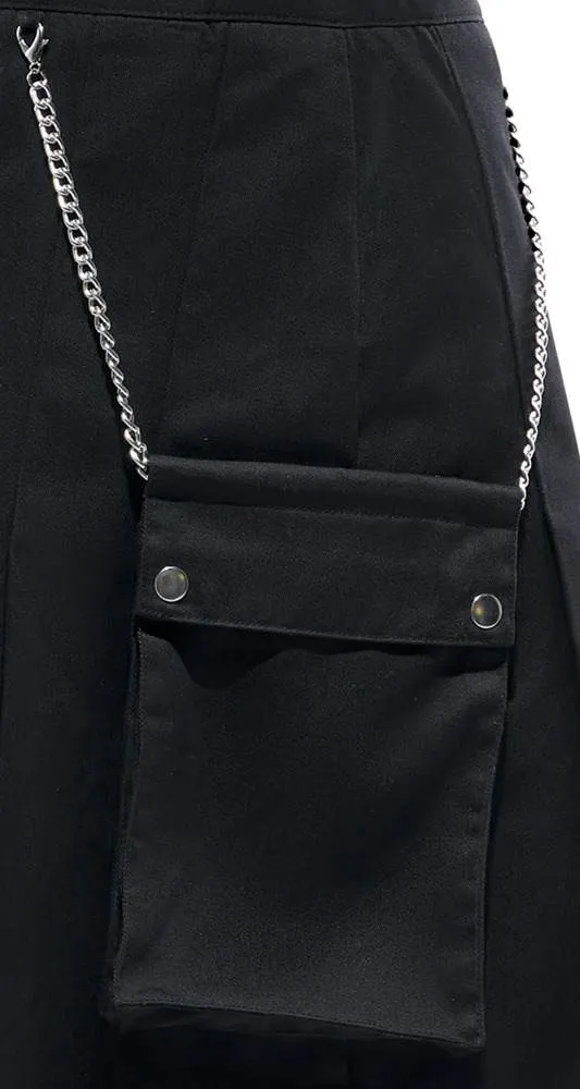 Svenjoyment Herren Kilt-Rock, inkl. Tasche | Schwarz, knielang | Bewegungsfreiheit schwarz Größe 2XL Svenjoyment Herren Kilt-Rock, inkl. Tasche | Schwarz, knielang | Bewegungsfreiheit schwarz Größe 2XL